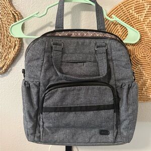 NWOT Grey Lug Backpack
